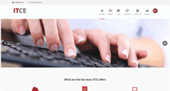 Desktop Screenshot of itce.be
